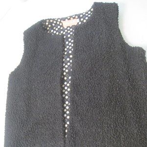 JUNEE JR Black Textured Vest